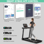 Goplus Heavy Duty Treadmill for Gym, Superfit Electric Treadmill with App Control - Image 5