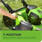 Greenworks 80V 21″ Cordless Self-Propelled Lawn Mowers. - Image 2
