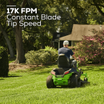 Greenworks Pro Crossover Zero Turn 42-in Lithium Ion Electric Riding Lawn Mower - Image 16