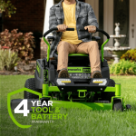 Greenworks Pro Crossover Zero Turn 42-in Lithium Ion Electric Riding Lawn Mower - Image 4