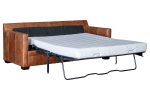 Hadley Contemporary Track Arm Leather Sofa Collection - Image 10