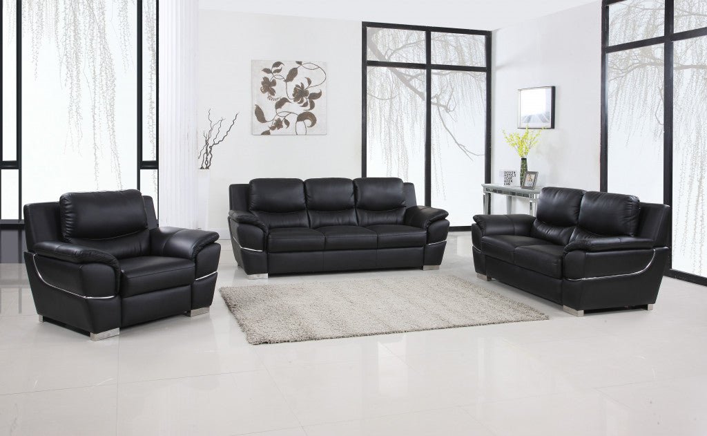 hamilton-leather-seating-set-black-6763135 Hamilton Leather Seating Set – Black - Image 1