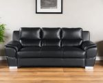 Hamilton Leather Sofa – Black