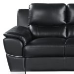 Hamilton Leather Sofa – Black - Image 3
