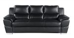 Hamilton Leather Sofa – Black - Image 9