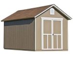 Handy Home Meridian Wooden Storages Sheds – Multiple Sizes - Image 2
