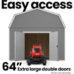 Handy Home Products Hudson 12 ft. x 16 ft. Wood Storage Shed Kit with Floor - Image 9
