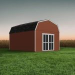 Handy Home Products Hudson 12 ft. x 16 ft. Wood Storage Shed Kit with Floor - Image 2