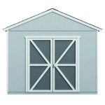 Handy Home Products Rookwood 10 ft. x 12 ft. Wood Storage Shed Kit with Floor – Durable Outdoor Storage - Prioka