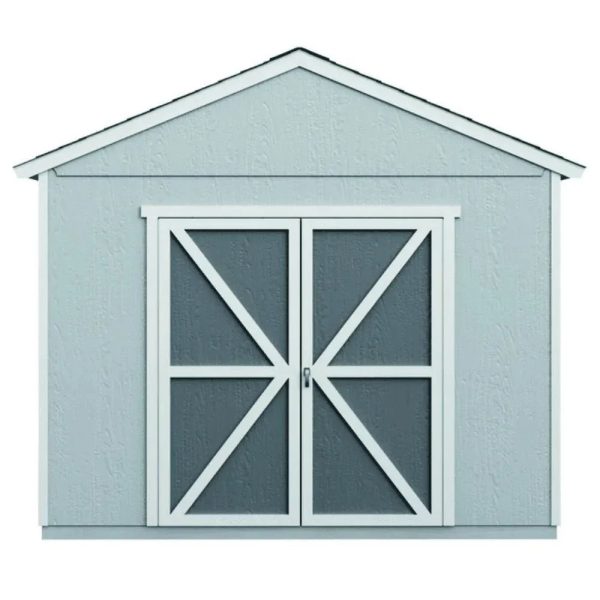 Handy Home Products Rookwood 10 ft. x 12 ft. Wood Storage Shed Kit with Floor – Durable Outdoor Storage - Prioka