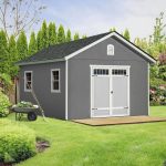 Handy Home Products Scarsdale 12×16 DIY Wooden Storage Shed with Floor Kit - Image 2