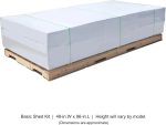 Handy Home Products Tribeca 10 ft. W x 12 ft. D Wood Storage Shed with Floor - Image 3