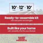 Handy Home Windemere 10×12 Storage Shed - Image 12