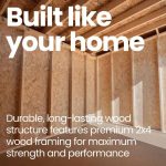 Handy Home Windemere 10×12 Storage Shed - Image 5