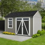 Heartland Coronado 12 x 8 ft Saltbox Wood Outdoor Storage Shed with Windows and Doors - Image 2