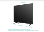 Hisense  43 Inch 43R63 4K Roku SMART TV - Image 6