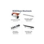 Husqvarna MZ48 Zero-Turn Mowers 23 HP Kawasaki 48” Clears Cut ZT3100 (M-ZT Seat) - Image 3