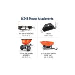 Husqvarna MZ48 Zero-Turn Mowers 23 HP Kawasaki 48” Clears Cut ZT3100 (M-ZT Seat) - Image 7