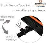 Impact Implements 1500 lb Utility Cargo Trailer with Pivot Dump for ATV, UTV, and Lawn Tractor - Image 9