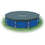 Intex 12 Foot x 30 In. Above Ground Pool & Intex 12 Foot Round Pool Cover - Image 6