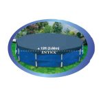 Intex 12 Foot x 30 In. Above Ground Pool & Intex 12 Foot Round Pool Cover - Image 3