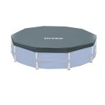 Intex 12 Foot x 30 In. Above Ground Pool & Intex 12 Foot Round Pool Cover - Image 5