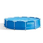 Intex 12 Foot x 30 In. Above Ground Pool & Intex 12 Foot Round Pool Cover - Image 4