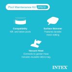 Intex 12 x 2.5 Foot Metal Frame Above Ground Pool with Filter and Accessories - Image 12