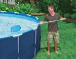 INTEX 12' x 30" Metal Frame Above Ground Pool, Filter, Cover, & Maintenance Kit - Image 7