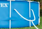 INTEX 12' x 30" Metal Frame Above Ground Pool, Filter, Cover, & Maintenance Kit - Image 9