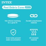 Intex 12' x 30" Metal Frame Above Ground Swimming Pool with Filter and Cover - Image 10