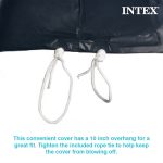 Intex 12' x 30" Metal Frame Above Ground Swimming Pool with Filter and Cover - Image 4