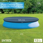 Intex 12' x 30" Metal Frame Round Swimming Pool w/ Filter Pump & 13' Pool Cover - Image 8