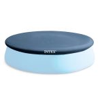 Intex 12' x 30" Metal Frame Round Swimming Pool w/ Filter Pump & 13' Pool Cover - Image 7