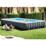 Intex 24′ x 12′ x 52″ Ultra XTR Rectangular Frame Swimming Pool Set + Pump - Image 6