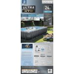 Intex 24′ x 12′ x 52″ Ultra XTR Rectangular Frame Swimming Pool Set + Pump - Image 4