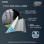 INTEX 26363EH Ultra XTR Deluxe Rectangular Above Ground Swimming Pool Set: 24ft x 12ft x 52in – Includes 2100 GPH Sand Filter Pump – Easy Assembly - Image 7