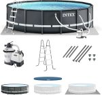 Intex Ultra XTR 14 ft. Round 42 in. Deep Soft Sided Above Ground Swimming Pools - Prioka