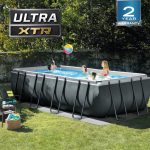 Intex Ultra XTR 18 ft. x 9 ft. Rectangular 52 in. Deep Above Ground Pool Set - Prioka