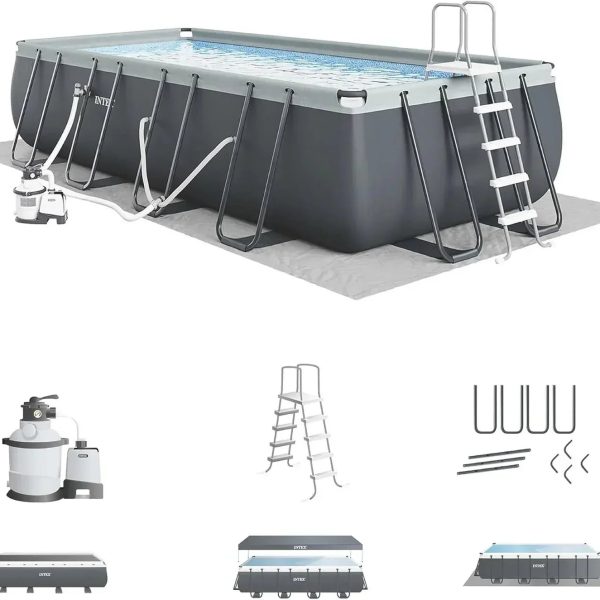 Intex Ultra XTR 24 ft. x 12 ft. Rectangular 52 in. Hard Sides - Prioka