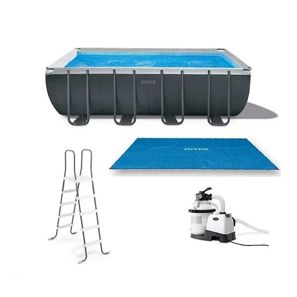 Intex Ultra XTR Above Ground Pool and Solar Cover - Prioka