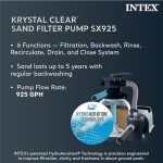 Intex Ultra XTR Frame 14′ x 42″ Round Above Ground Outdoor Swimming Pool Set with Sand Filter Pump, Ladder, Ground Cloth, and Pool Cover - Image 5