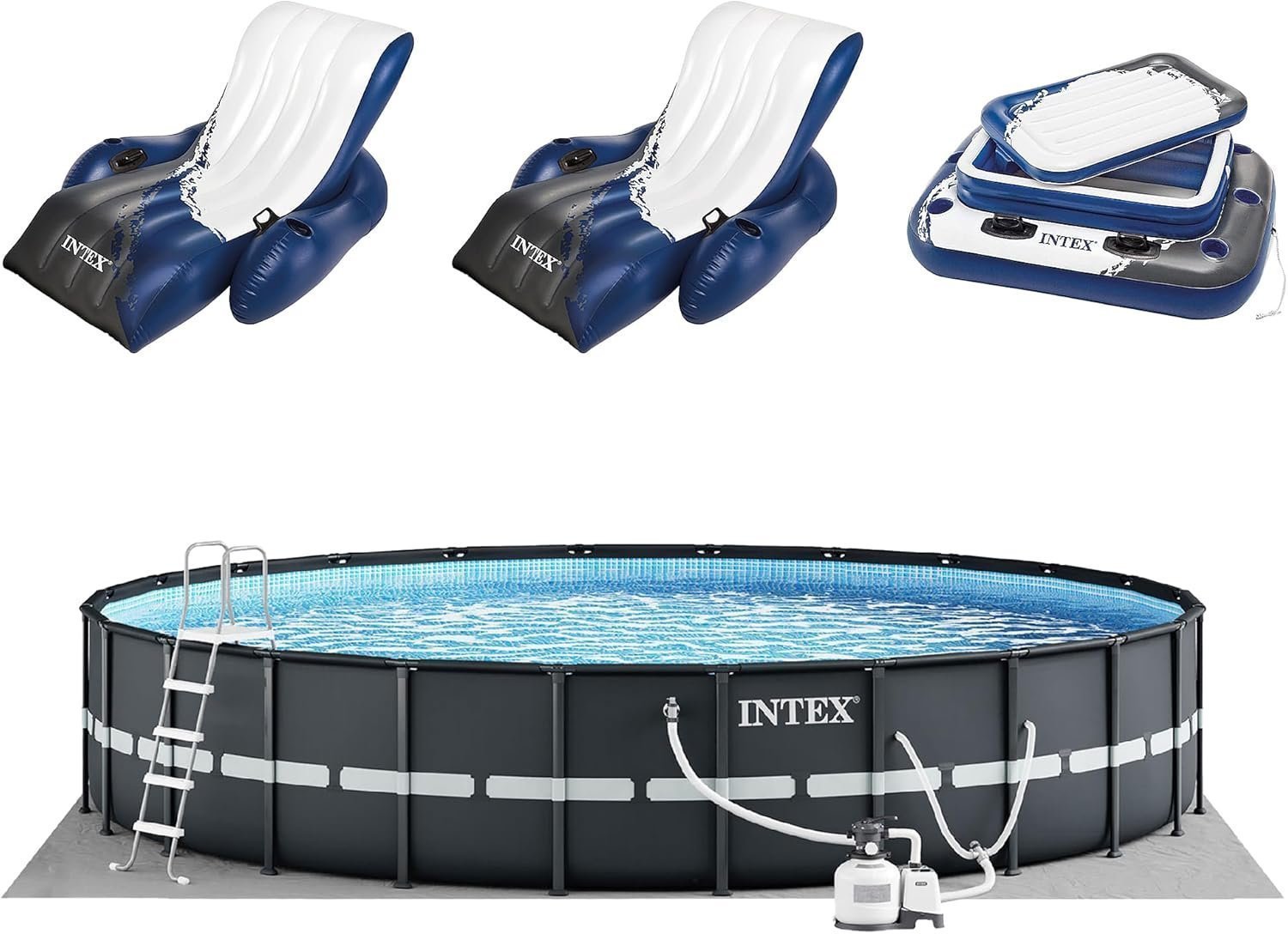 intex-ultra-xtr-round-frame-pool-with-pump-cooler-and-floats-2-pack-1136061 Intex Ultra XTR Round Frame Pool with Pump, Cooler, and Floats (2 Pack) - Prioka