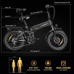 Jasion X-Hunter Folding Fat Tire Electric Bike with Full Suspension - Image 3