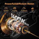 Jasion X-Hunter Folding Fat Tire Electric Bike with Full Suspension - Image 4