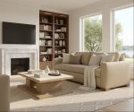 Jasper Bench Seat Track Arm Leather Sofa Or Sleeper Sofa - Image 5