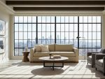 Jasper Bench Seat Track Arm Leather Sofa Or Sleeper Sofa - Image 2