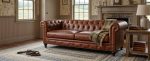 Jude Leather Loveseat - Image 2