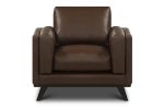 Jude Mid-Century Modern Leather Sofa Collection - Image 12