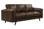 Jude Mid-Century Modern Leather Sofa Collection - Image 4